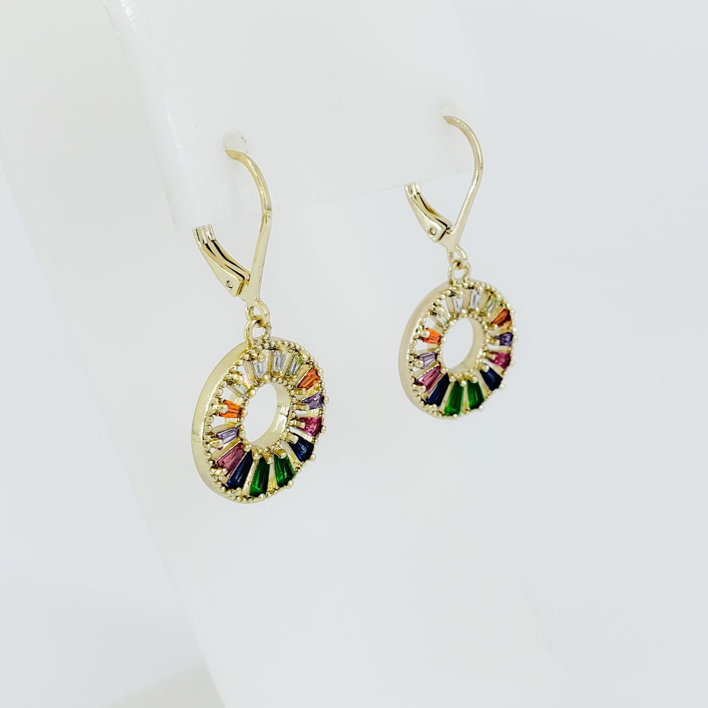 Aretes Circulo Colores